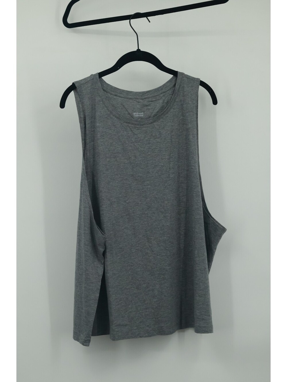 Girlfriend Collective 5XL Plus Siz Gray Sleeveless Tank Top Cupro Organic Cotton